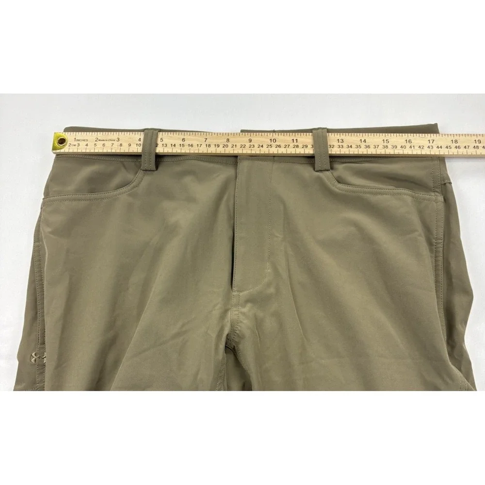 Under Armour Men's Pants Tan Tactical Utility Cargo Breathable Outdoor 34x34